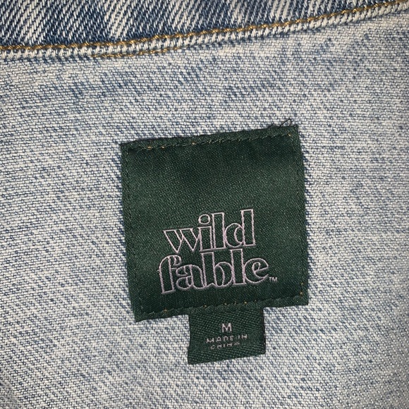 Wild Fable Blue Jean Jacket Size M - Picture 3 of 3